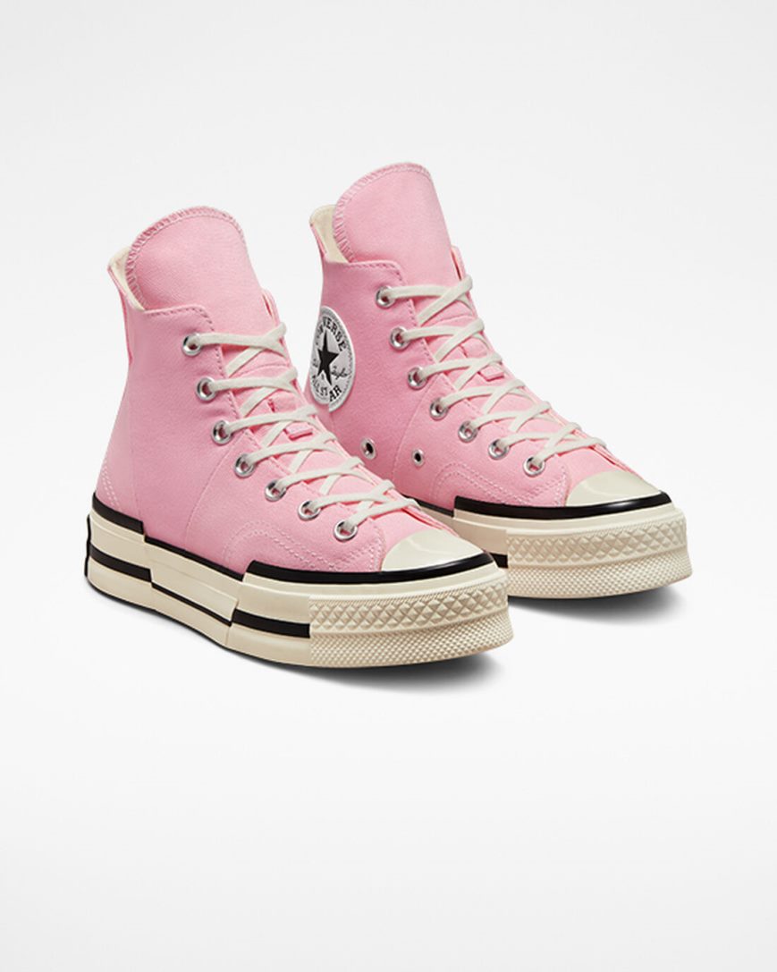 Tenisi Inalti Dama Converse Chuck 70 Plus Portocalii Roz | RO SQRCA905